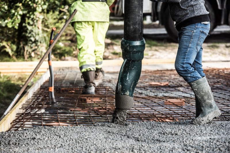 Apron Pouring in Flower Mound, TX