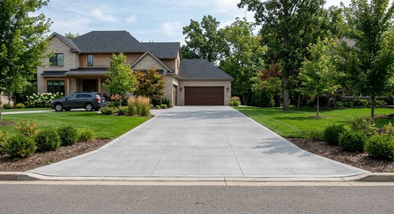 Cement Driveway Paving in Flower Mound, TX