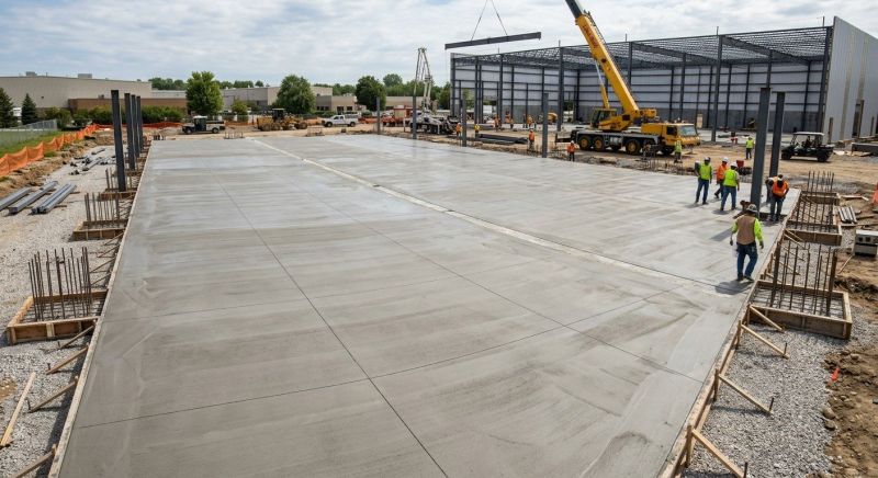 Commercial Slab Construction in Fort Worth, TX