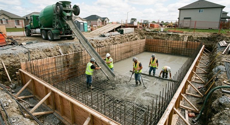 Concrete Basement Pouring in Flower Mound, TX