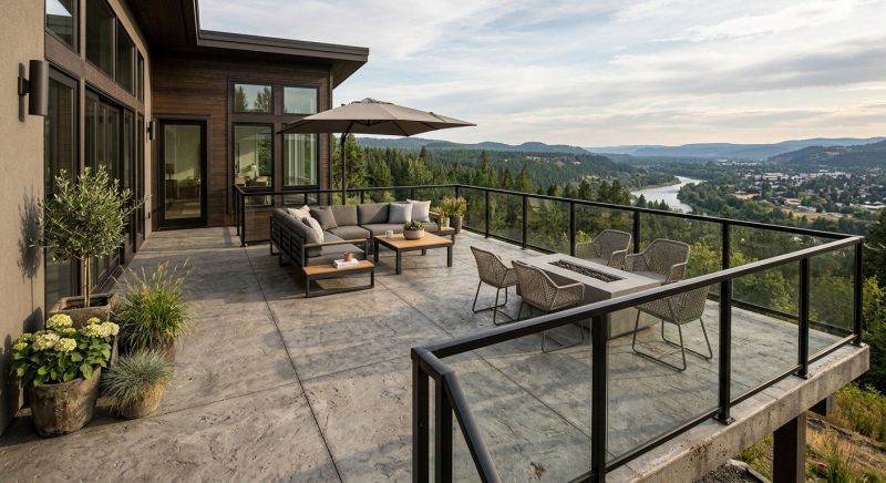 Concrete Deck Installation in Roanoke, TX