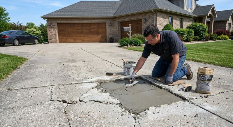 Concrete Driveway Replacement in Denton, TX