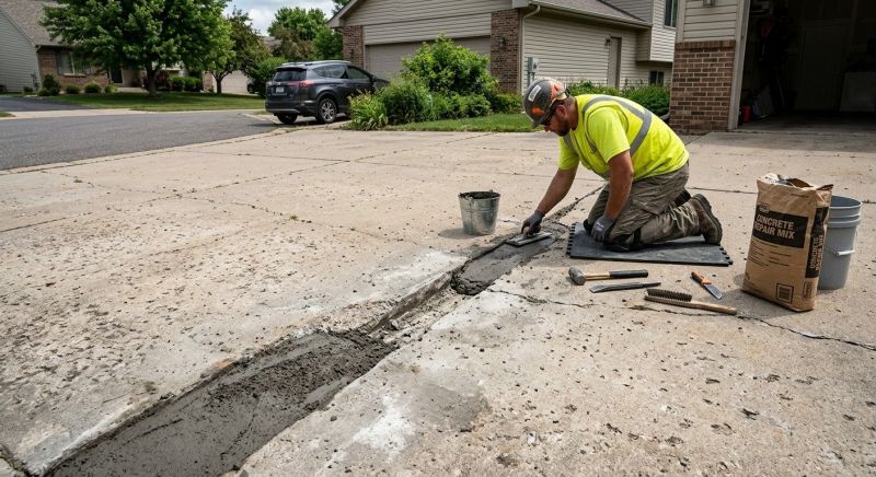 Concrete Driveway Replacement in Prosper, TX