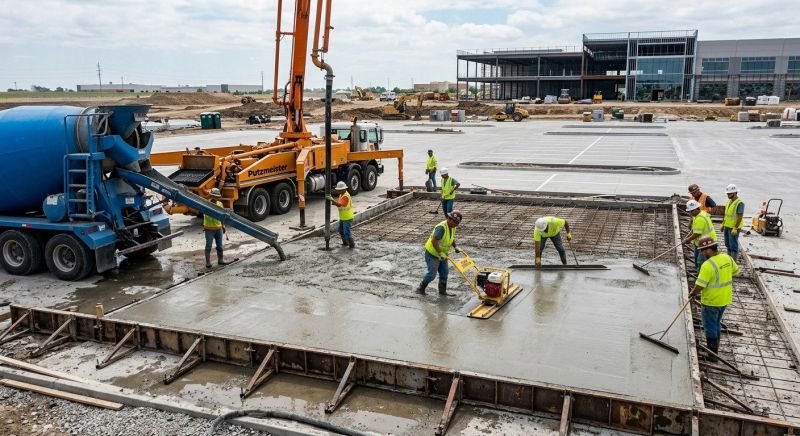 Concrete Parking Installation in Colleyville, TX