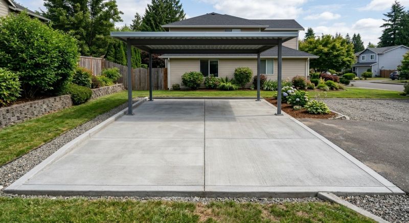 Concrete Parking Installation in Prosper, TX