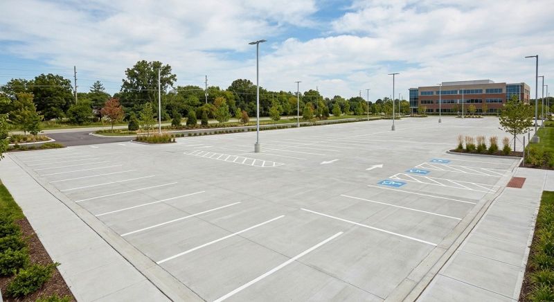 Concrete Parking Lot Paving in Ponder, TX