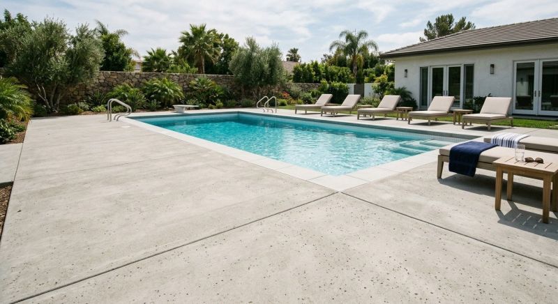 Concrete Pool Deck Installation in Flower Mound, TX