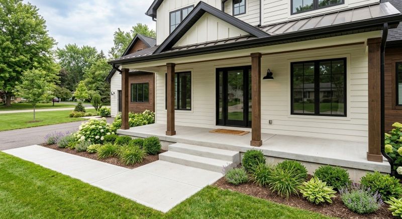 Concrete Porch Installation in Flower Mound, TX
