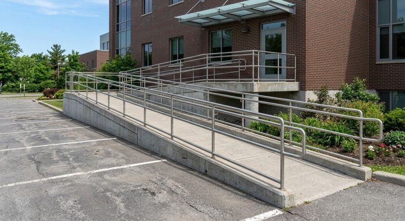 Concrete Ramp Construction in Flower Mound, TX