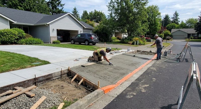 Concrete Ramp Construction in Flower Mound, TX