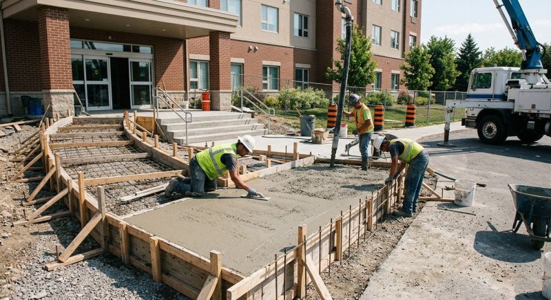Concrete Ramp Installation in Fort Worth, TX
