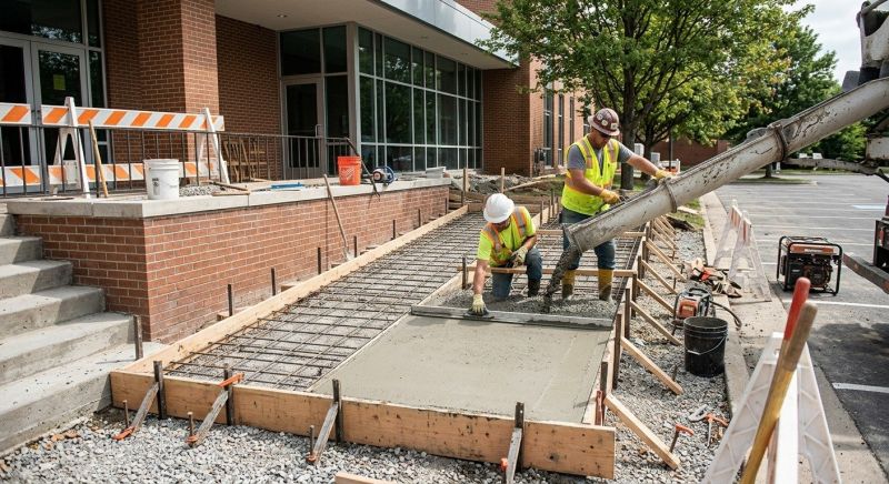 Concrete Ramp Installation in Southlake, TX