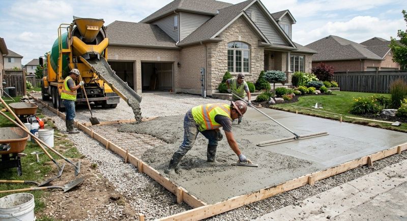 Concrete Road Installation in Flower Mound, TX