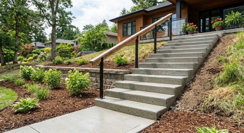 Concrete Stairs Construction in Collin County, TX