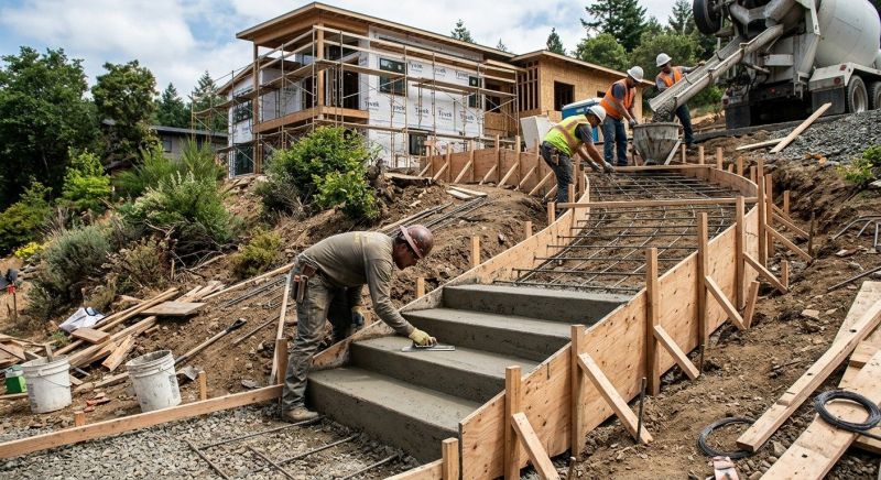 Concrete Stairs Construction in Fort Worth, TX