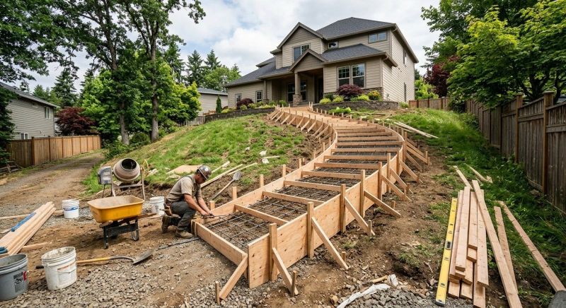 Concrete Stairs Construction in Irving, TX