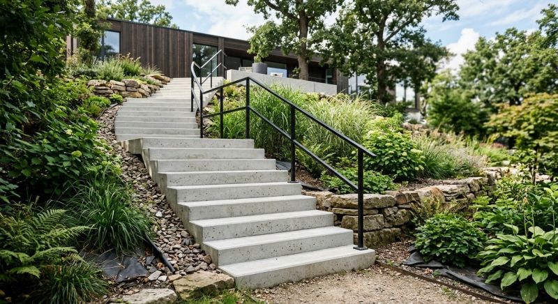 Concrete Stairs Installation in Justin, TX
