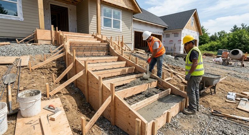 Concrete Stairs Service in Flower Mound, TX