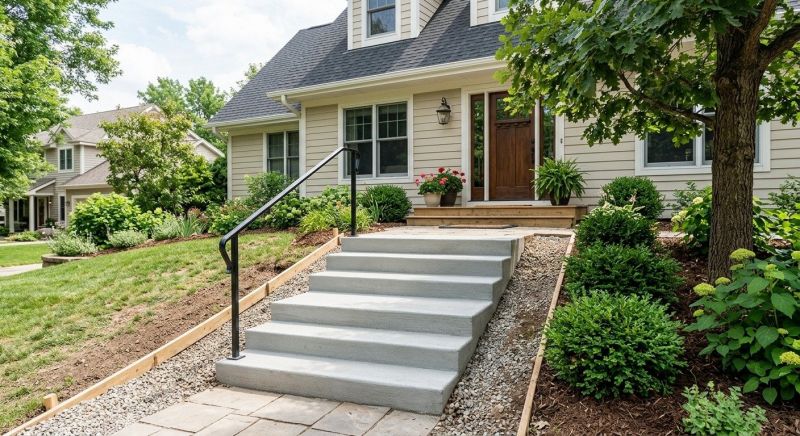 Concrete Steps Replacement in Grapevine, TX