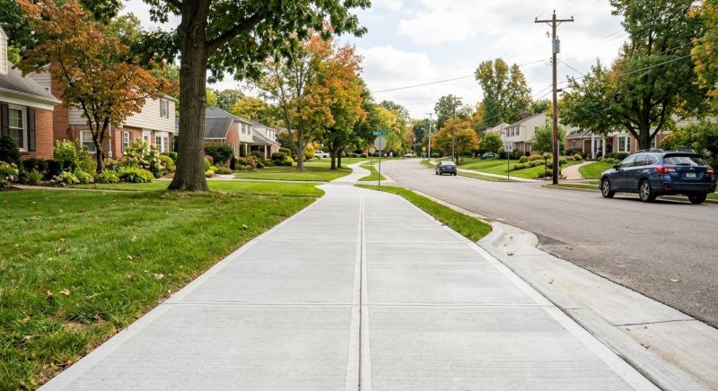 Concrete Walkway Installation in Haltom City, TX