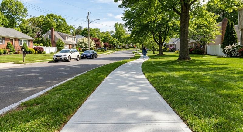 Concrete Walkway Installation in Keller, TX