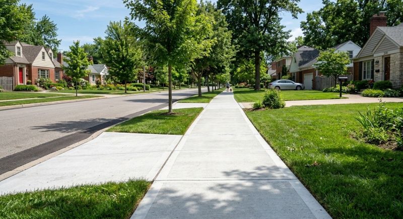 Concrete Walkway Installation in Krum, TX