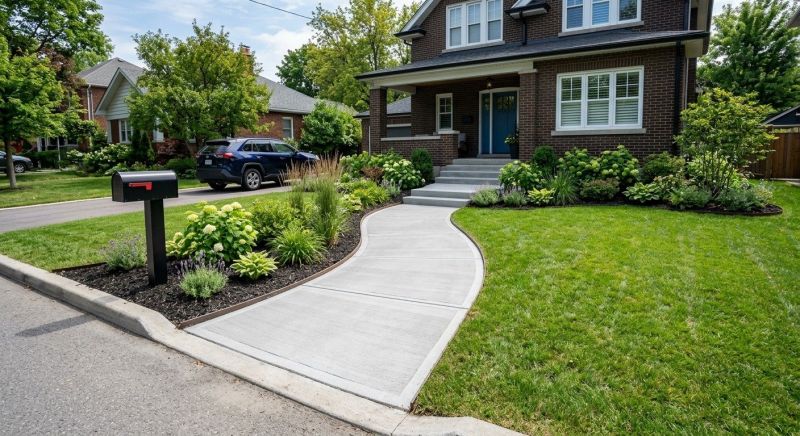 Concrete Walkway Installation in Mckinney, TX