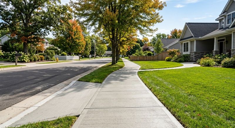 Concrete Walkway Installation in North Richland Hills, TX