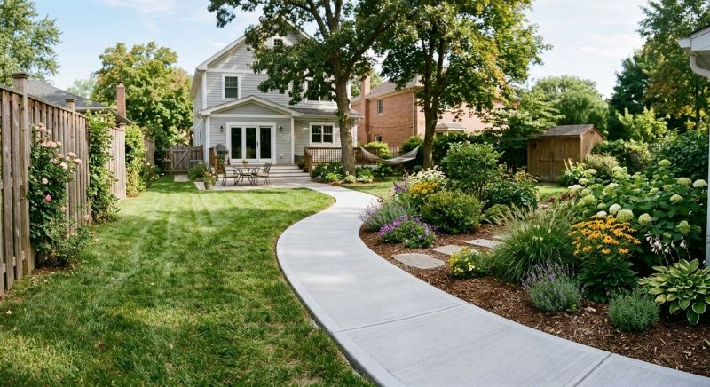 Concrete Walkway Installation in Roanoke, TX