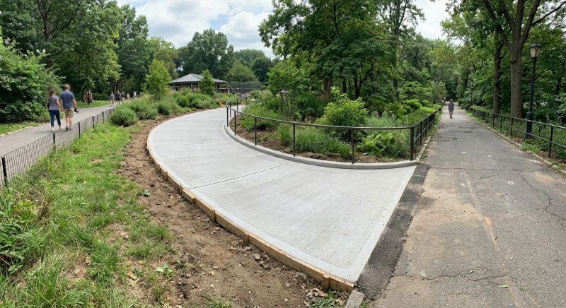 Concrete Walkway Replacement in Flower Mound, TX