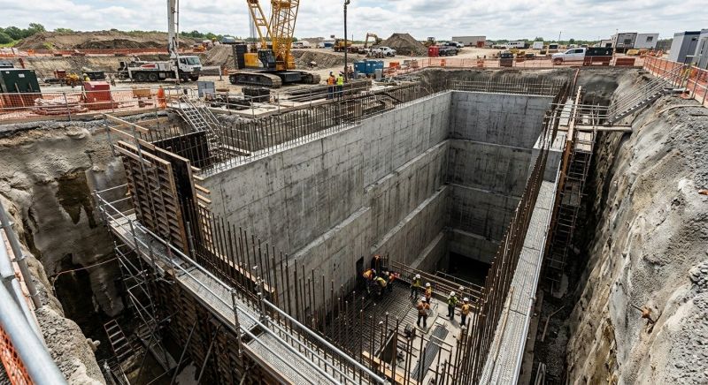 Deep Foundation Installation in Flower Mound, TX