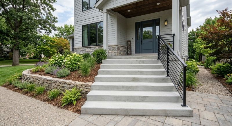Entryway Stairs Installation in Flower Mound, TX