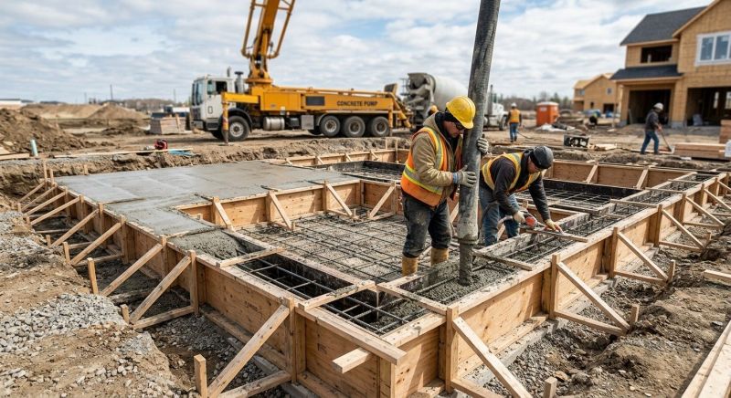 Foundation Wall Pouring in Hurst, TX