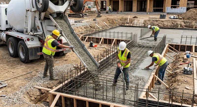 Foundation Wall Pouring in Rhome, TX