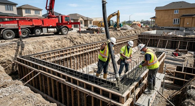 Foundation Wall Pouring in The Colony, TX