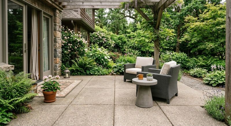 Patio Slab Installation in Flower Mound, TX