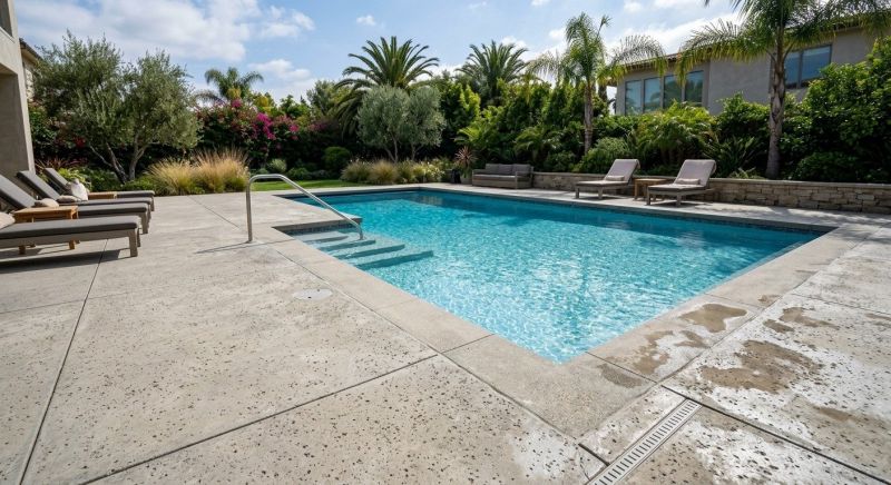 Pool Deck Pouring in Flower Mound, TX