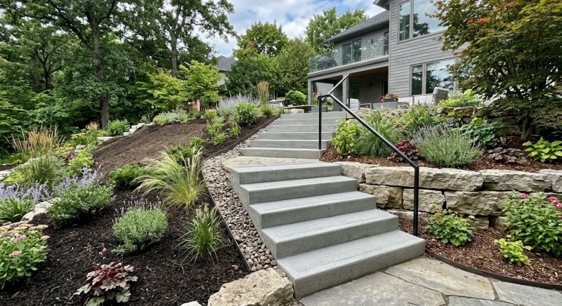 Poured Steps Installation in Fort Worth, TX