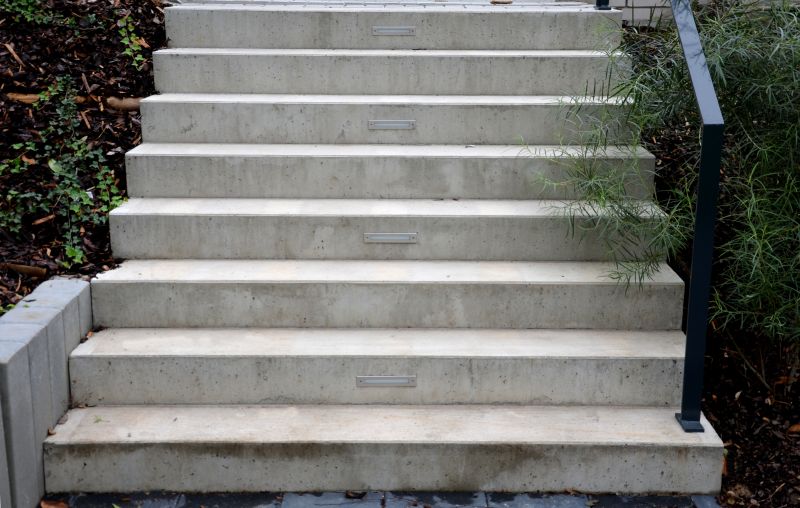 Poured Steps Installation in North Richland Hills, TX
