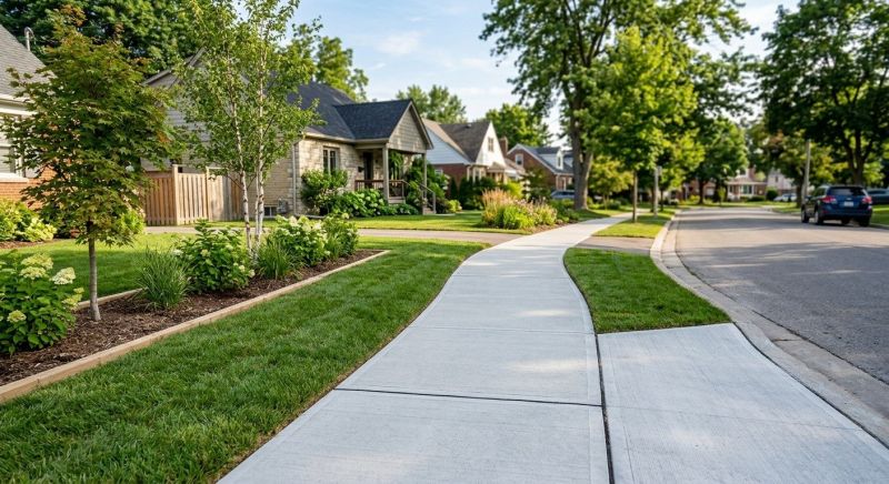 Sidewalk Construction in Carrollton, TX