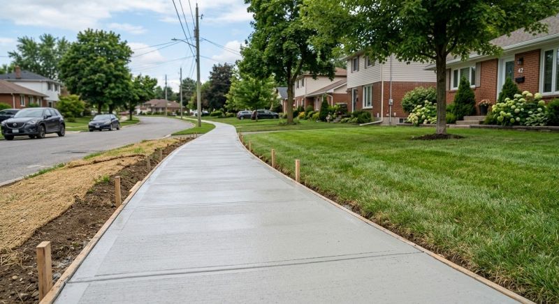 Sidewalk Construction in Colleyville, TX