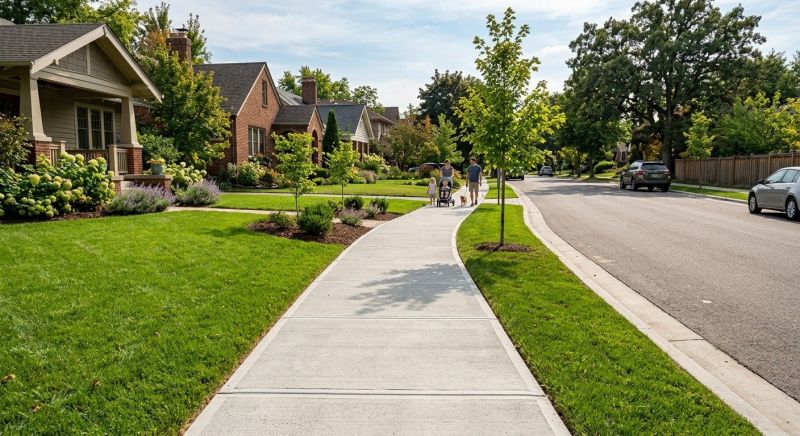 Sidewalk Construction in Colleyville, TX