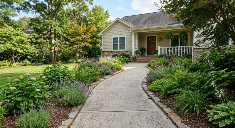 Sidewalk Construction in Lake Dallas, TX
