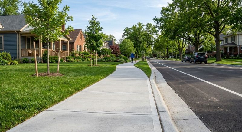Sidewalk Construction in Mckinney, TX