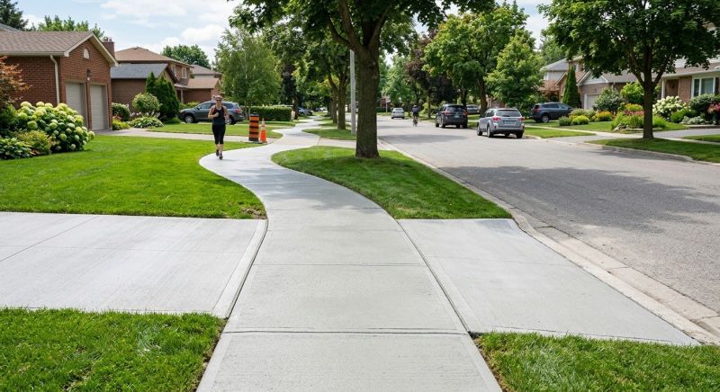 Sidewalk Paving in Collin County, TX