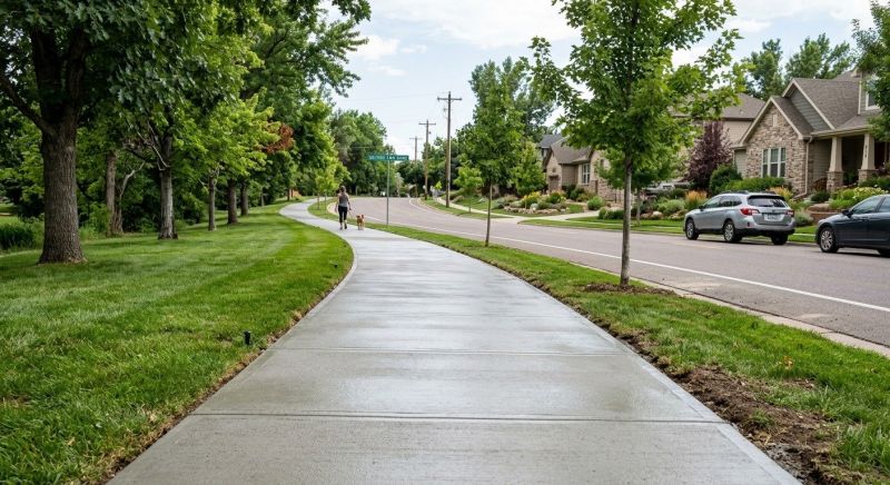 Sidewalk Paving in Prosper, TX