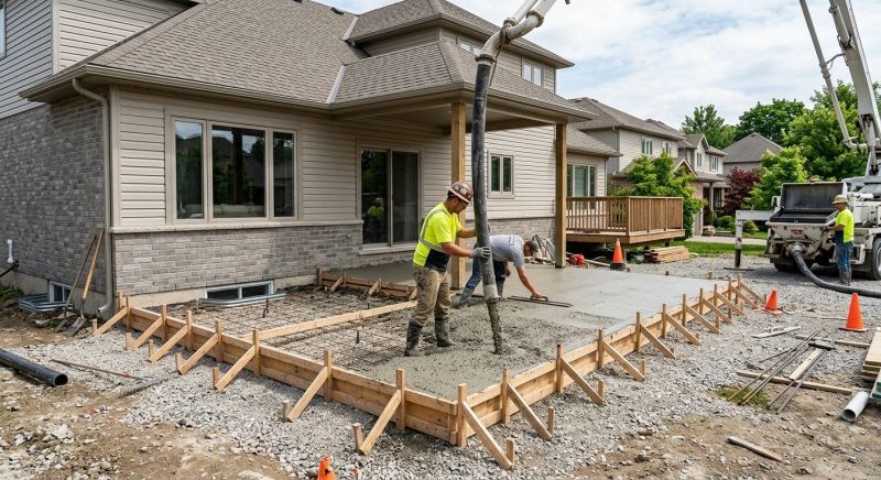 Veranda Pouring in Aubrey, TX