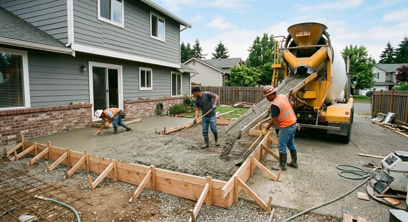 Veranda Pouring in Haltom City, TX
