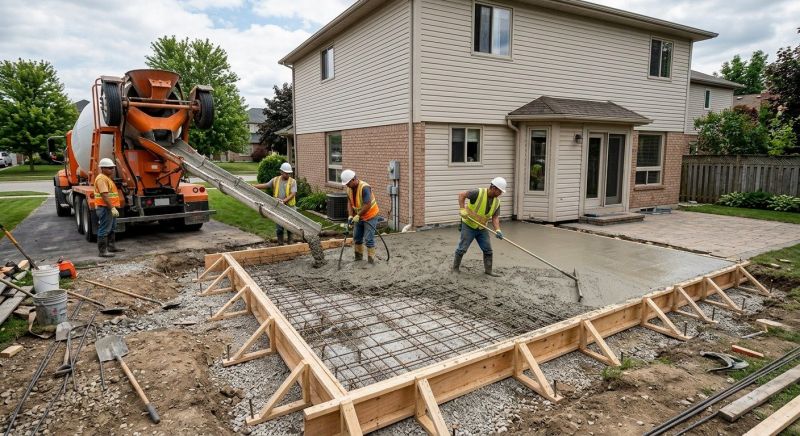 Veranda Pouring in Plano, TX