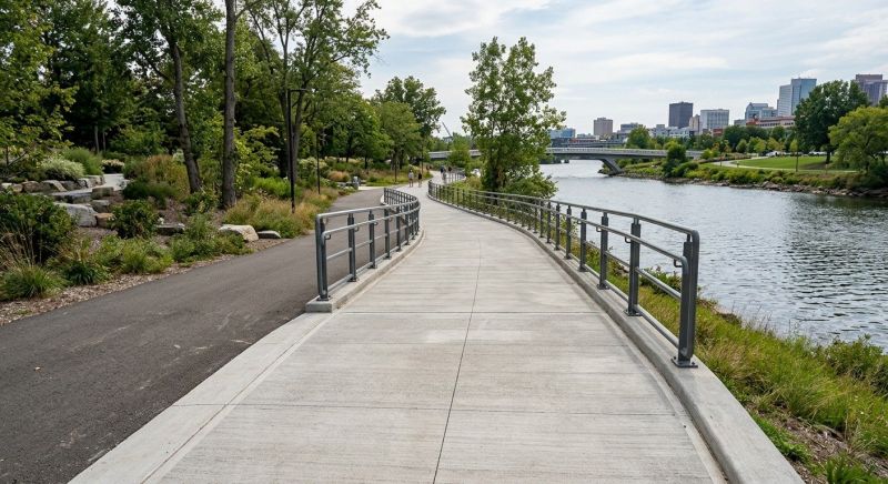 Walkway Pouring in Flower Mound, TX